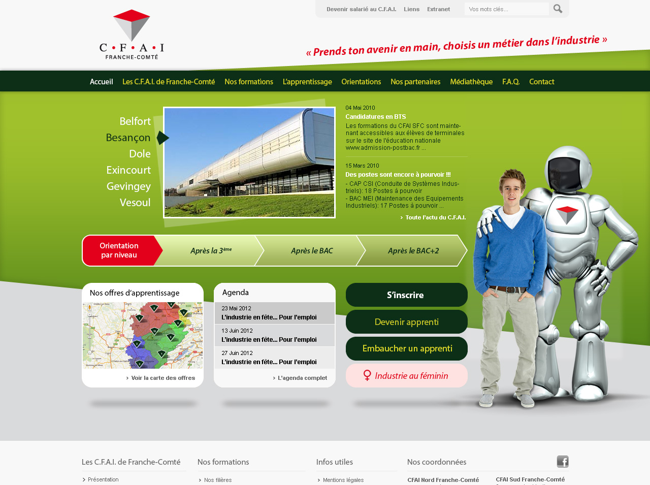 Refonte du site internet www.cfai.org